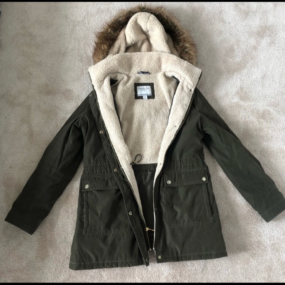 Nautica Army Green Jacket